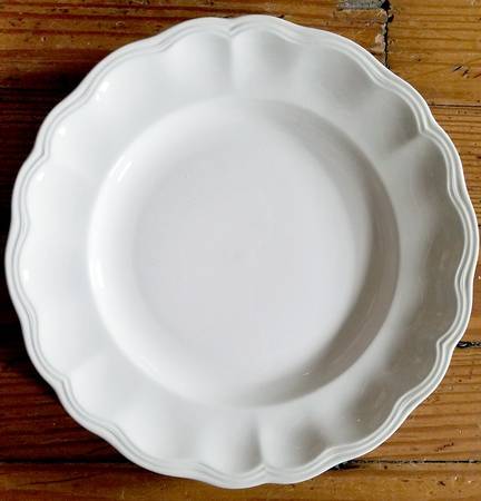 Marlborough White Dinner Plate