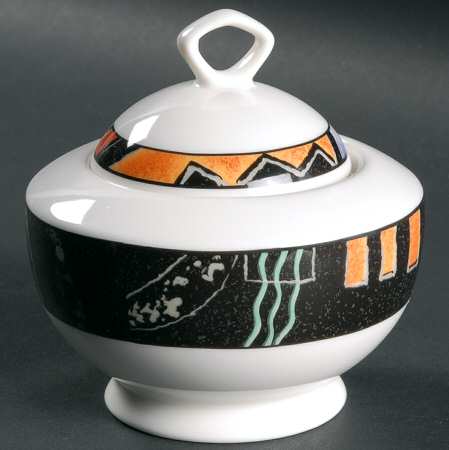 Champagne Sugar Bowl & Lid