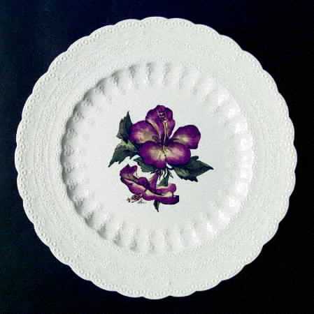 Bermuda Flowers Luncheon Plate