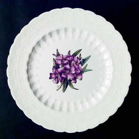 Bermuda Flowers Luncheon Plate