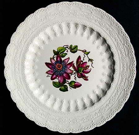 Bermuda Flowers Luncheon Plate