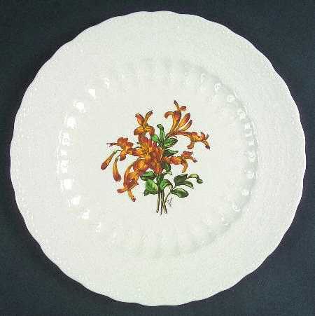 Bermuda Flowers Luncheon Plate