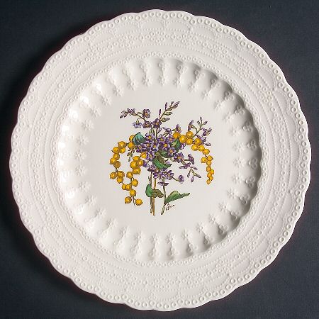 Bermuda Flowers Luncheon Plate