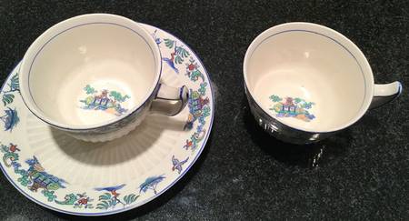 SEB49 Flat Demitasse Cup & Saucer Set