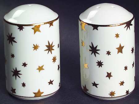 Galaxy White Salt & Pepper Set