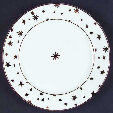 Galaxy White Salad Plate by Sakura