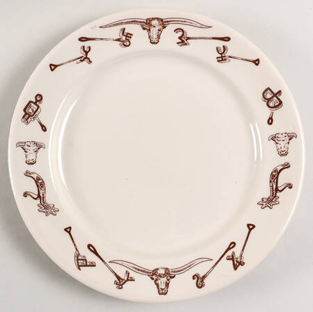 El Rancho Dinner Plate