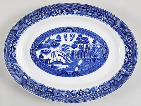 Willow 13" Oval Serving Platter