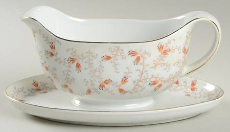 Jubila Gravy Boat with Attached Underplate