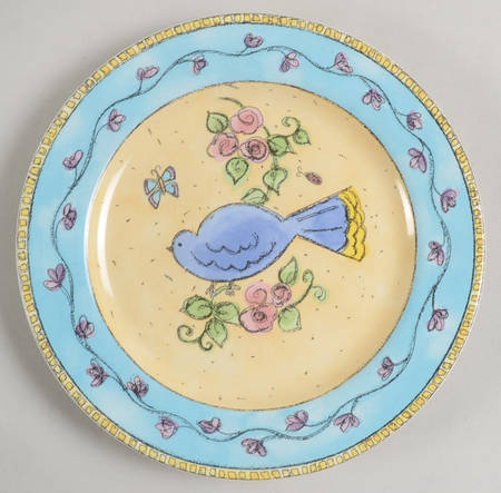 Birds and The Bees Salad Plate