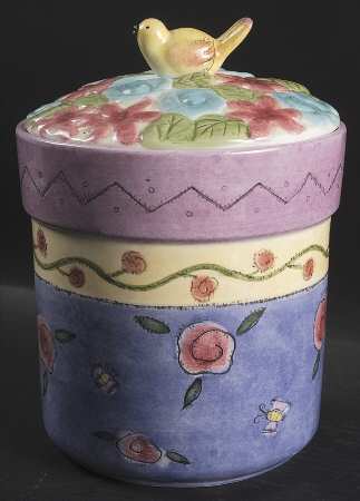 Birds and The Bees Cookie Jar & Lid