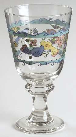 Birds and The Bees 12 Oz Glassware Goblet