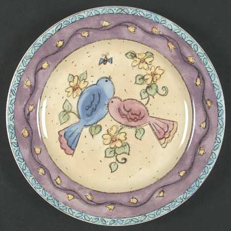 Birds and The Bees Salad Plate