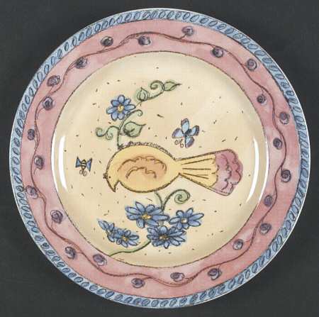 Birds and The Bees Salad Plate