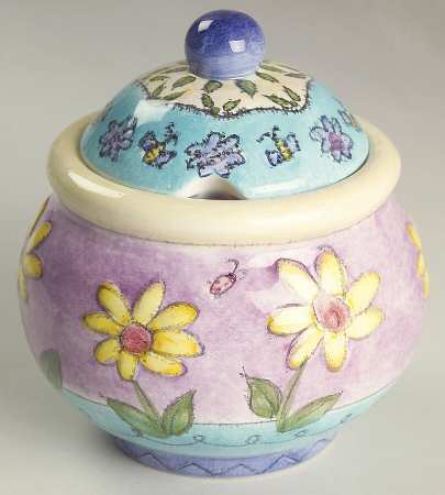 Birds and The Bees Sugar Bowl & Lid