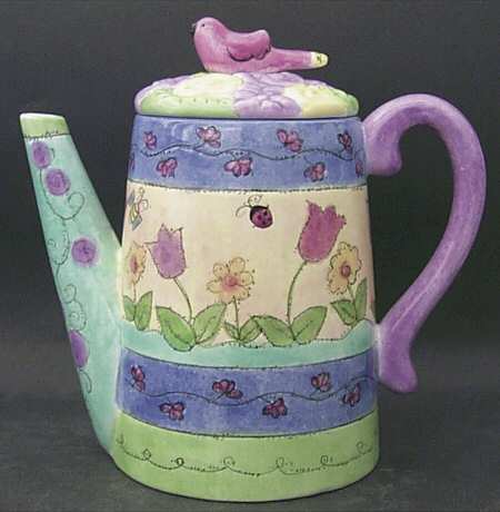 Birds and The Bees Teapot & Lid