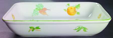 Vegetable Garden 10" Rectangular Baker