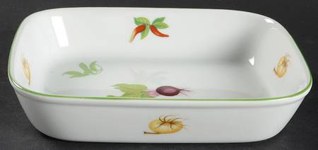Vegetable Garden 7" Rectangular Baker