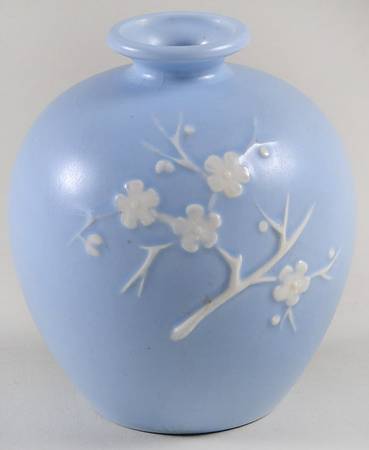 Geisha Light Blue (No Gold Accents) 4" Bud Vase