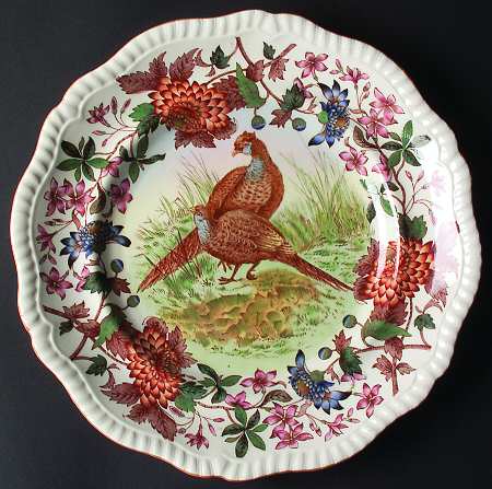 Game Series (Mustard Trim) Dinner Plate