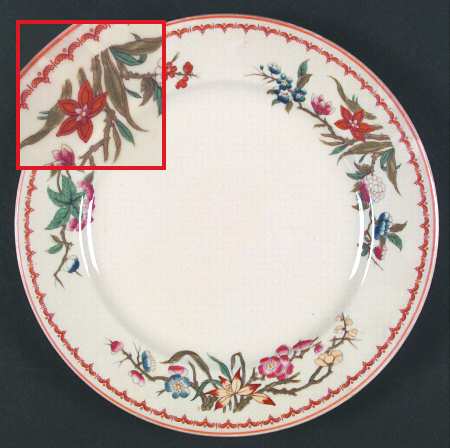 Bombay (Restaurant, Floral, No Bird) by Syracuse