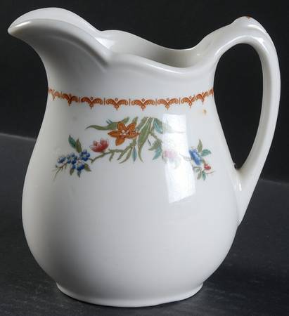 Bombay (Restaurant, Floral, No Bird) 16 Oz Pitcher