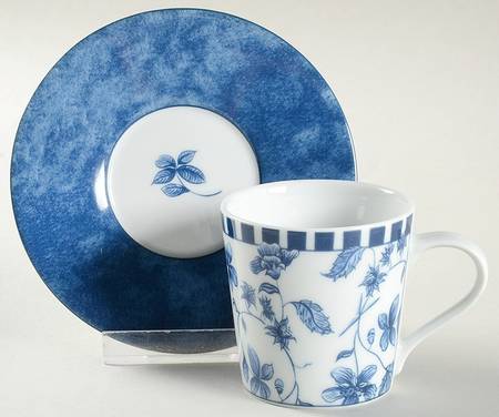 Adagio Flat Demitasse Cup & Saucer Set