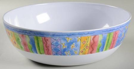 Sweet Shoppe 11" Large Melamine Salad Serving Bowl