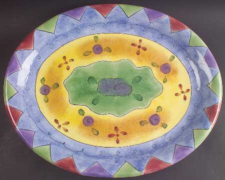 Sweet Shoppe 18" Oval Serving Platter