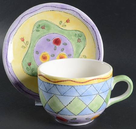 Sweet Shoppe Cafe Au Lait Cup & Saucer Set