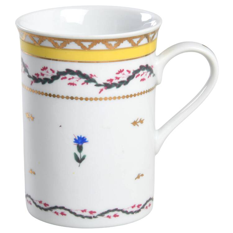 Ribbons and Cornflowers Cappuccino Mug