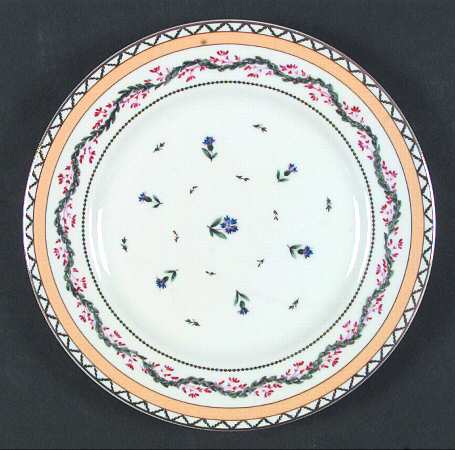 Ribbons and Cornflowers Salad Plate