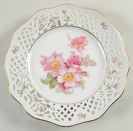 Rosedale (Pierced) Salad Plate