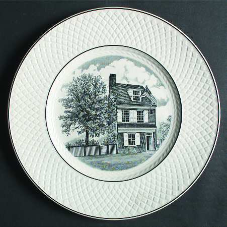 Masonic Temple Plates Dinner Plate