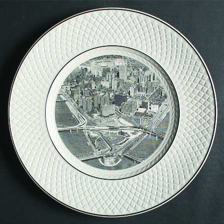Masonic Temple Plates Dinner Plate