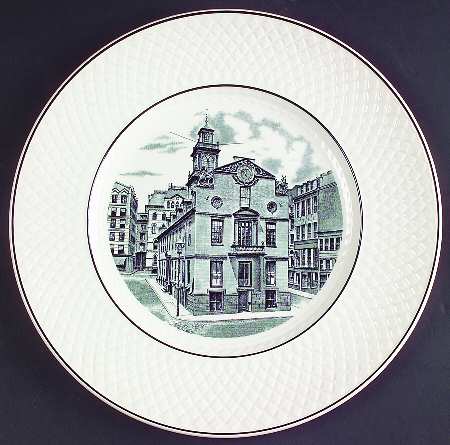 Masonic Temple Plates Dinner Plate