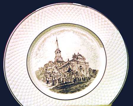 Masonic Temple Plates Dinner Plate