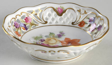 Dresden Line-Bouquet (Pierced) Nut Dish