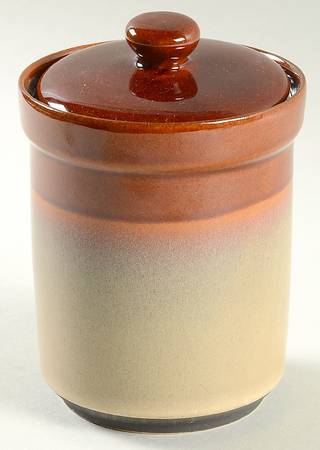 Nova Brown Small Canister & Lid