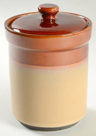 Nova Brown Medium Canister & Lid