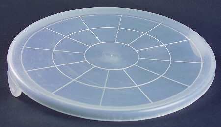 Nova Brown Plastic Lid for 8" Ceramic Storage Bowl