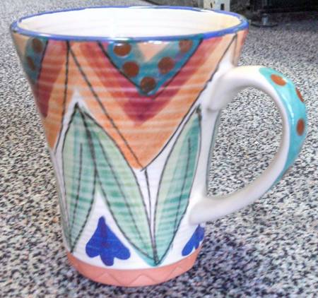 Desert Flower Flat Cup
