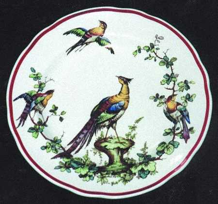 Chelsea Bird Red Band by Spode