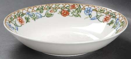 Floral Trellis Coupe Soup Bowl