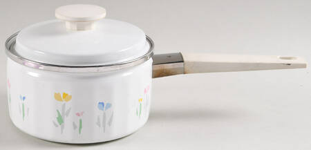 Fresh Mint (Made In Japan) 1.0 Quart Metal Covered Saucepan
