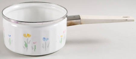 Fresh Mint (Made In Japan) 1 Quart Metal Covered Saucepan, No Lid