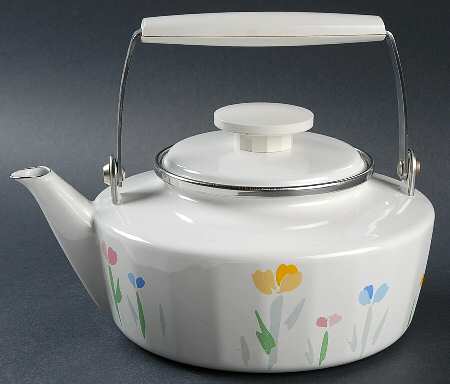 Fresh Mint (Made In Japan) Metal Kettle & Lid