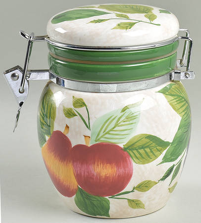 Sonoma (Tan Body, Rim Shape) Small Canister & Lid