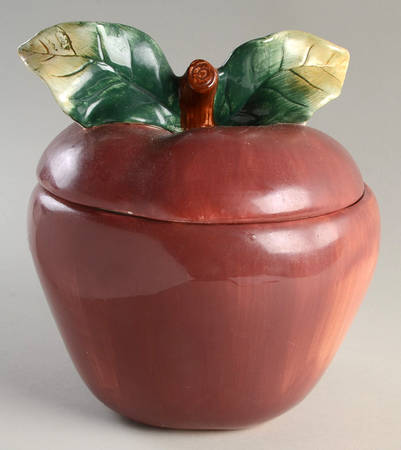 Sonoma (Tan Body, Rim Shape) Cookie Jar & Lid