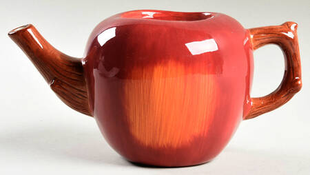 Sonoma (Tan Body, Rim Shape) Mini Figural Teapot No Lid